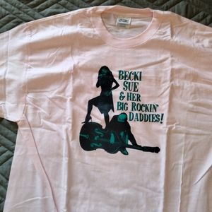 Port and Company 100% Cotton XL pink short sleeve t-shirt